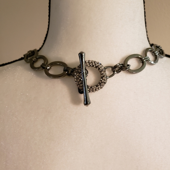 Charming Charlie Oval Link Necklace/Earrin… - Picture 3 of 4